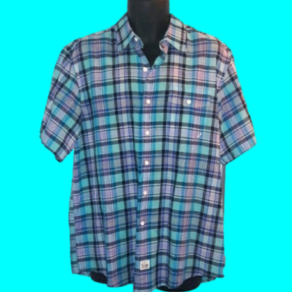 Izod Other - IZOD Plaid Short Sleeve Shirt, M